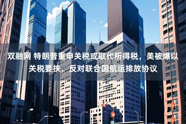 双融网 特朗普重申关税或取代所得税，美被爆以关税要挟，反对联合国航运排放协议